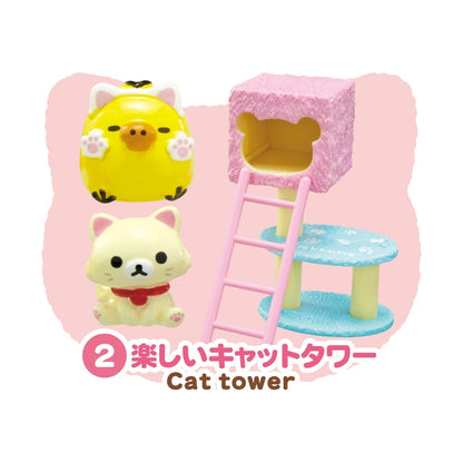 Re-ment Rilakkuma Relaxing Cat Cafe Blind Box Collection.