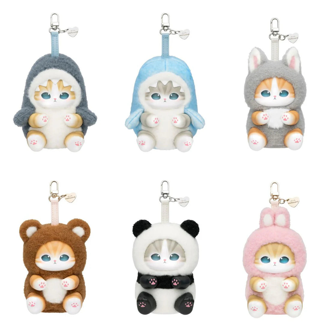 mofusand Kiramekko Fluffy Kittens Collectible Plush Blind Box line Up