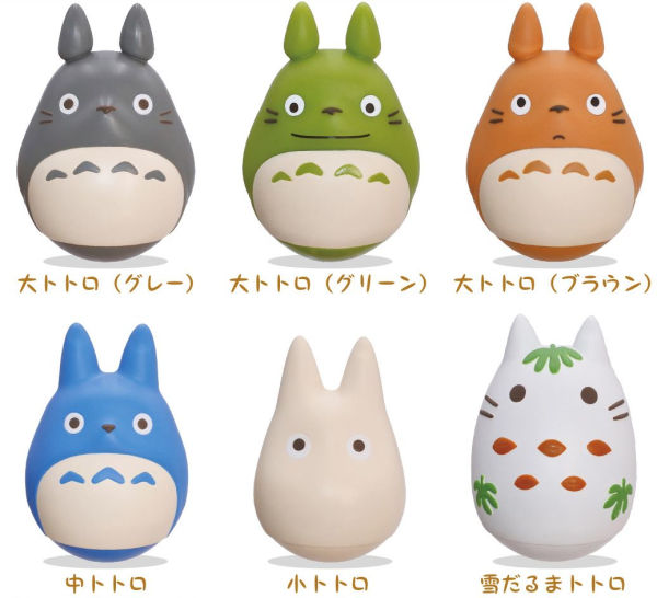 Totoro Wobbling and Tilting Figure Collection