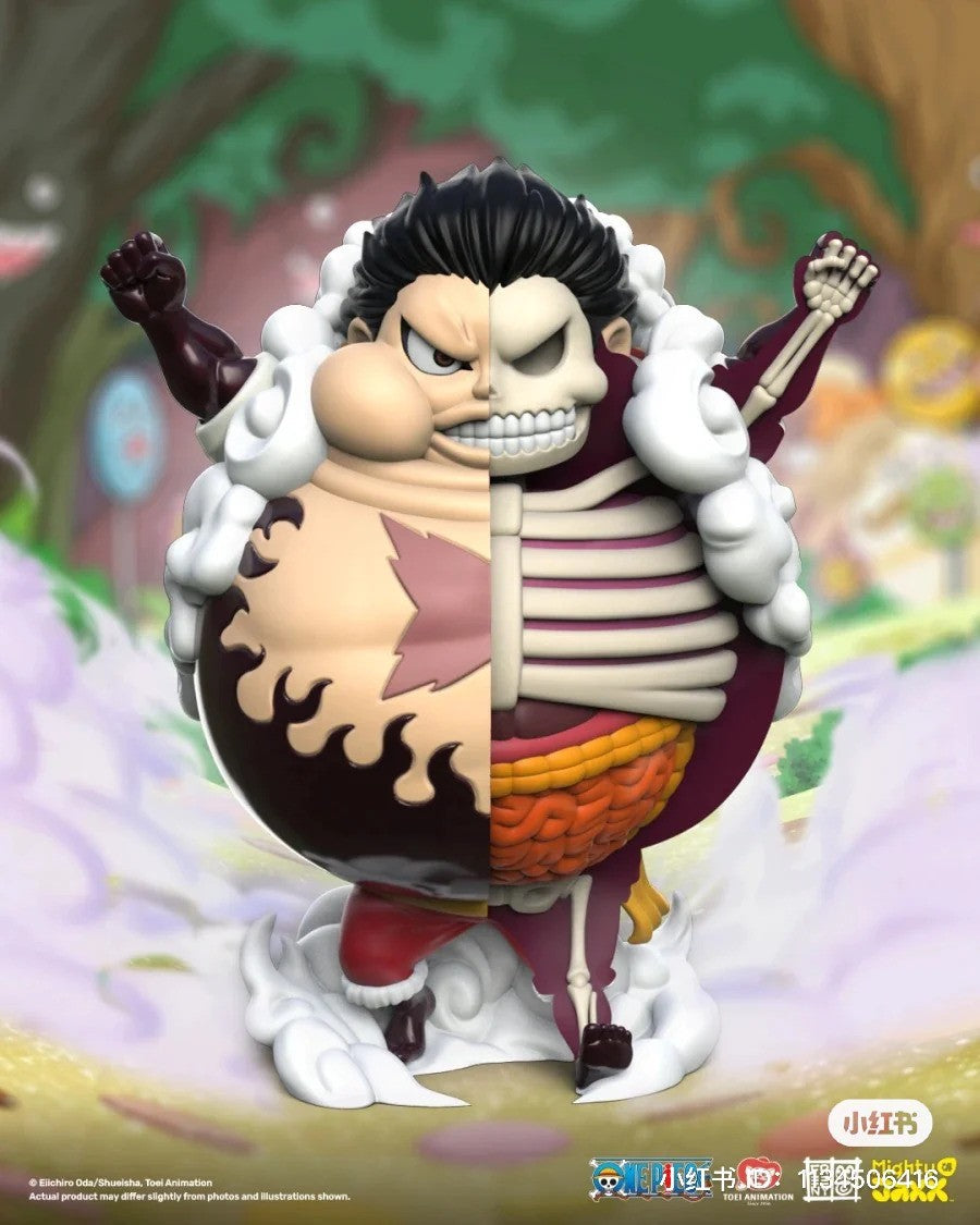 【海外限定】ガーフィールド　Mighty Jaxx フィギュア 6体セット One Piece Freeny's Hidden Dissectibles Series 6 Luffy's Gears
