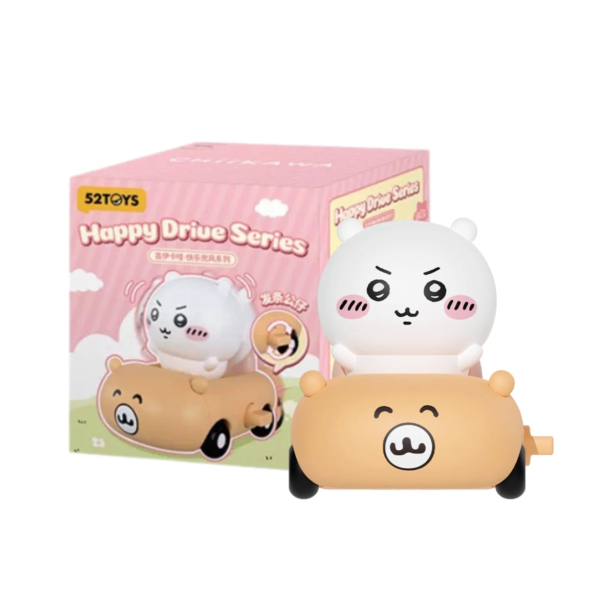 cute cd セット 52TOYS Chiikawa Happy Drive Car Kawaii Hachiware Momonga Usagi