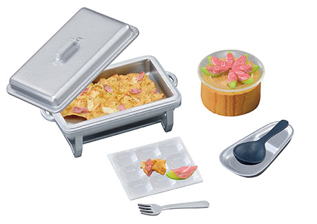 Re-Ment Deluxe Hotel Buffet Miniature Furniture Blind Box Collection