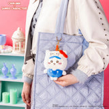 Chiikawa x Sanrio Characters Kiramekko Plush on Bag