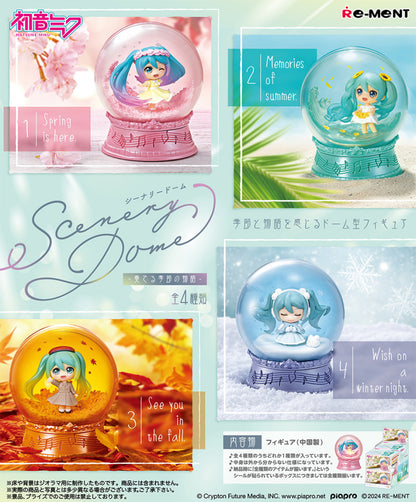 Re-Ment Hatsune Miku Scenery Dome Story of the Seasons Series