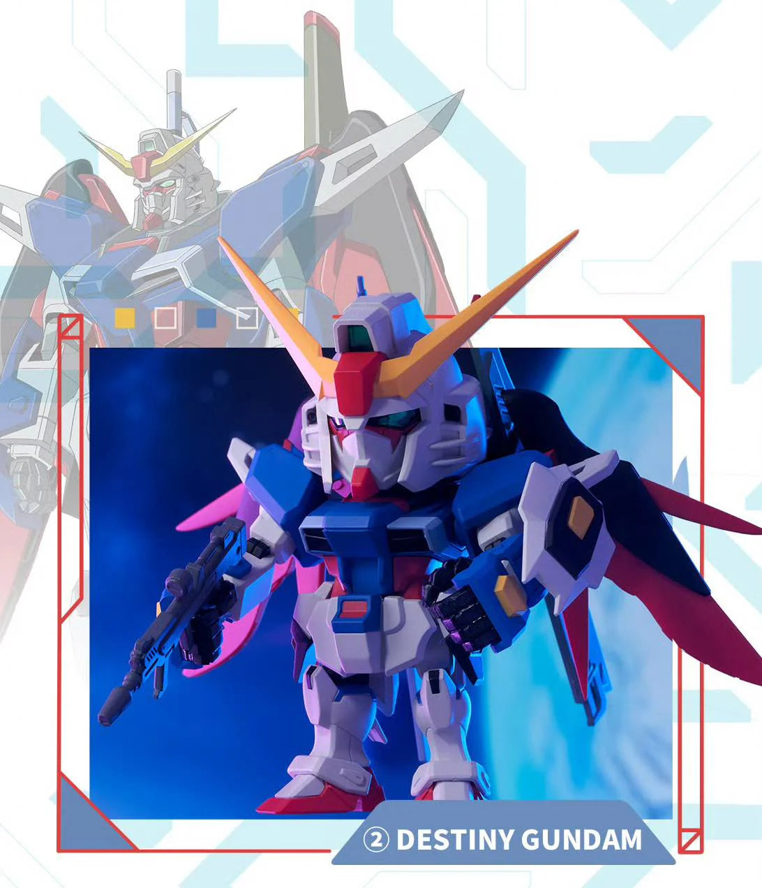 QMSV Mini Gundam Strike &amp; Destiny Blind Box Collection