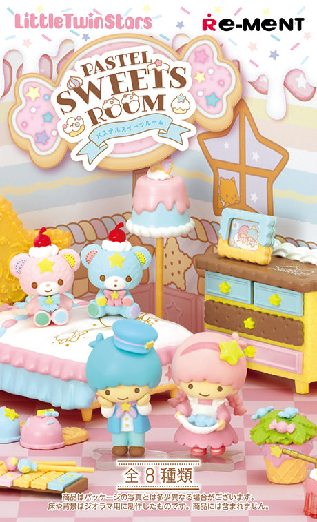 Re-Ment Sanrio Little Twin Stars Pastel Sweets Room