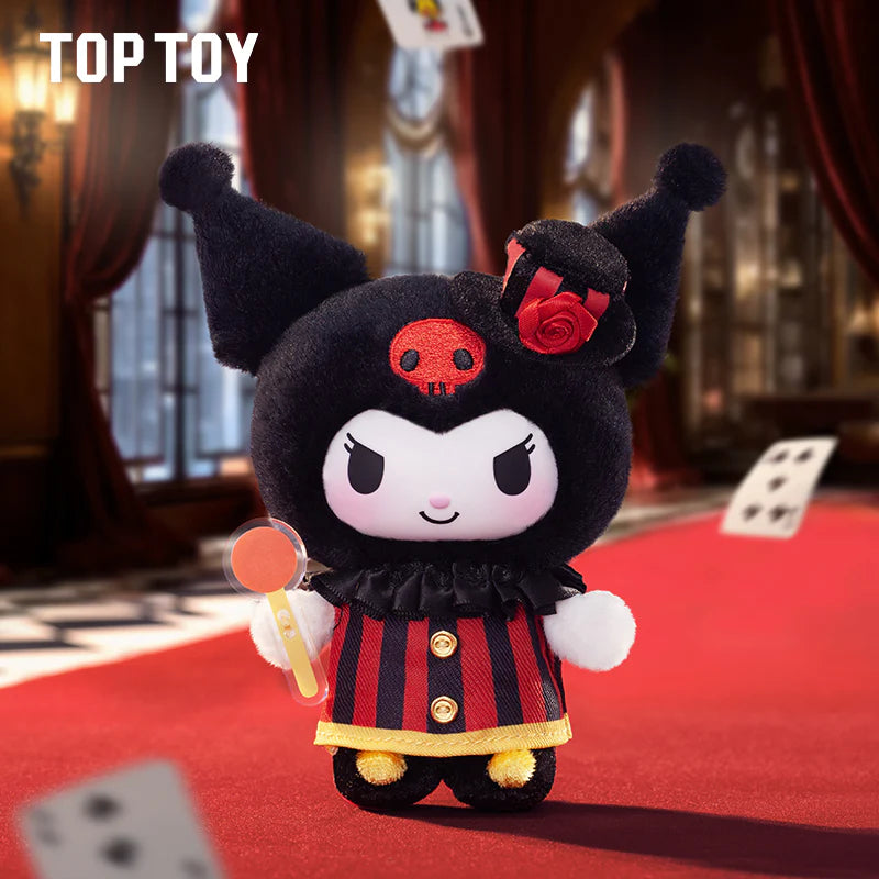 TOP TOY Sanrio Kuromi Poker Kingdom Series Plush Keychain Blind Box