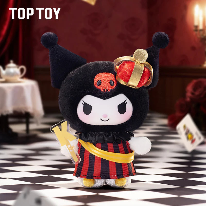TOP TOY Sanrio Kuromi Poker Kingdom Series Plush Keychain Blind Box