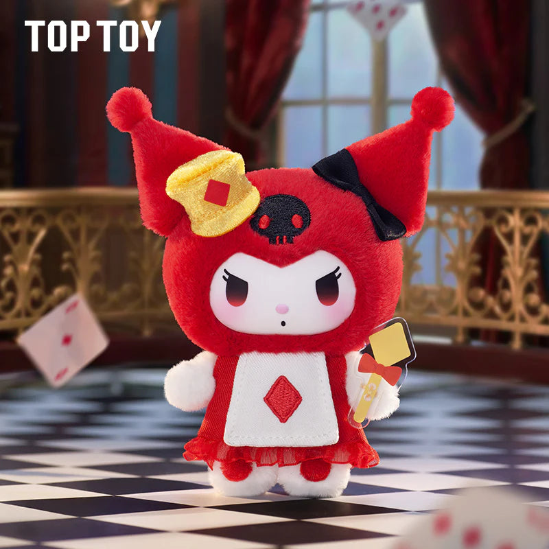 TOP TOY Sanrio Kuromi Poker Kingdom Series Plush Keychain Blind Box