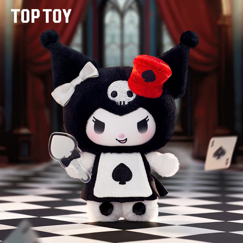 TOP TOY Sanrio Kuromi Poker Kingdom Series Plush Keychain Blind Box