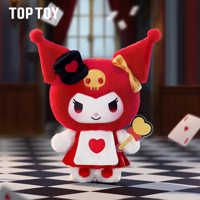 TOP TOY Sanrio Kuromi Poker Kingdom Series Plush Keychain Blind Box