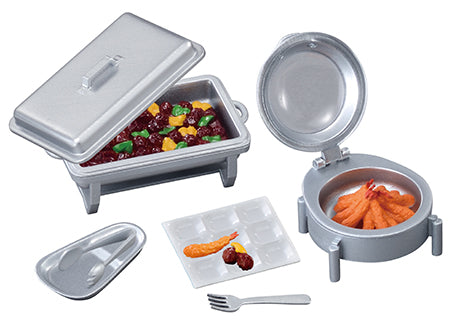 Re-Ment Deluxe Hotel Buffet Miniature Furniture Blind Box Collection