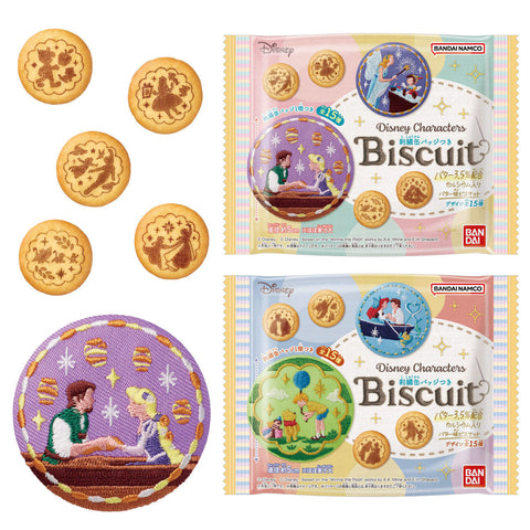 Bandai Disney Characters Embroidery Badge Biscuit