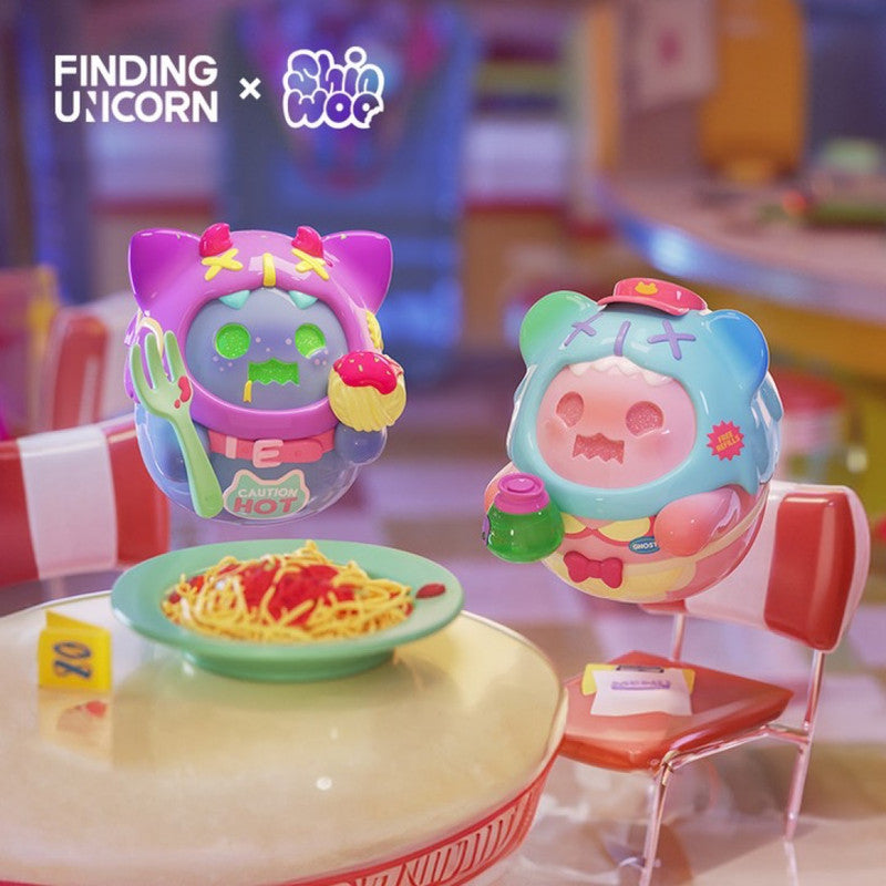 ShinWoo Ghost Bear Diner Series Blind Box Cute Designer Mystery