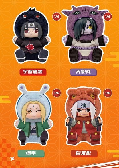 TopToy Naruto Shippuden Cute Beast Party Series Plush Keychain Blind Box