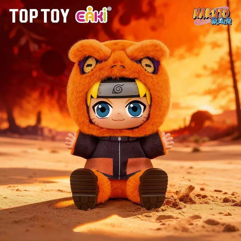 NARUTO☆マスコットストラップ&ラバスト☆ Naruto Shippuden Cute Beast Party Series Plush Keychain Blind Box