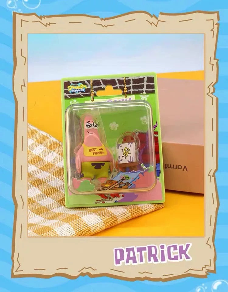 X11 SpongeBob Characters Friend Forever Magnet Blind Box Collection.