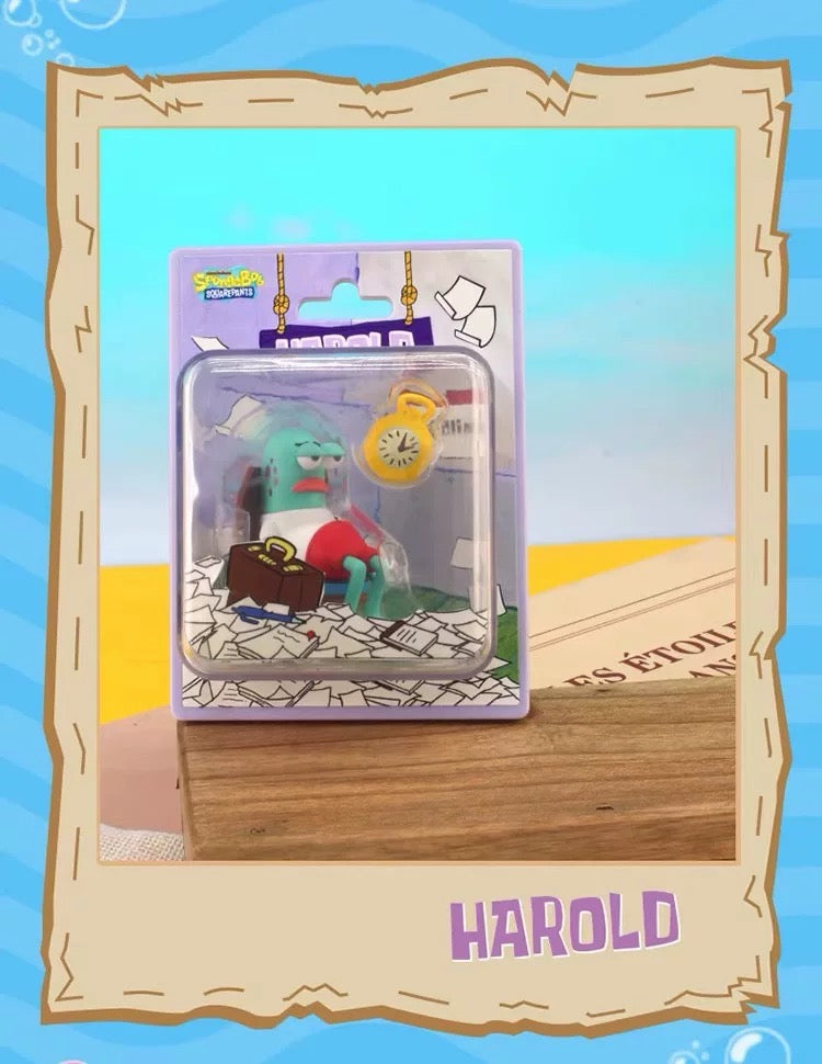 X11 SpongeBob Characters Friend Forever Magnet Blind Box Collection.