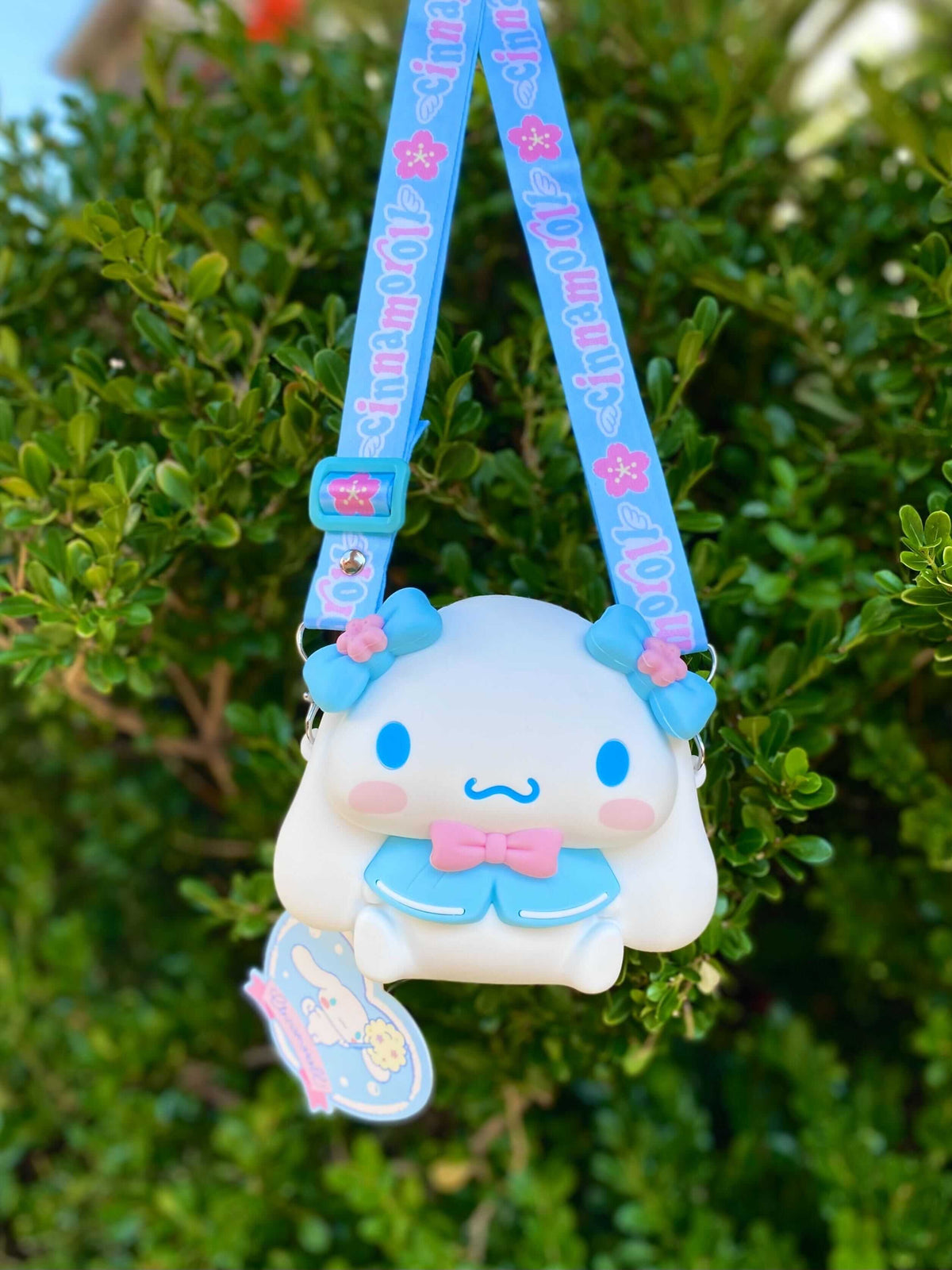 Sanrio Characters Cinnamoroll Outfit Silicone Mini Cross Bag