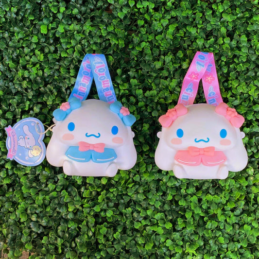 Sanrio Characters Cinnamoroll Outfit Silicone Mini Cross Bag
