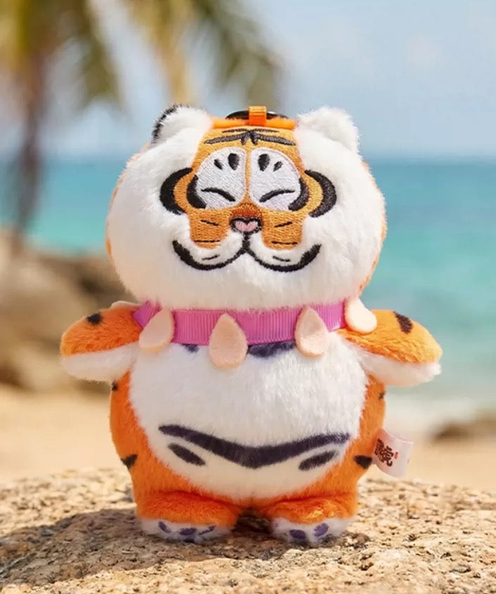 Funism Alexander the Fat Tiger Tropical Vacation Plush Pendant Series