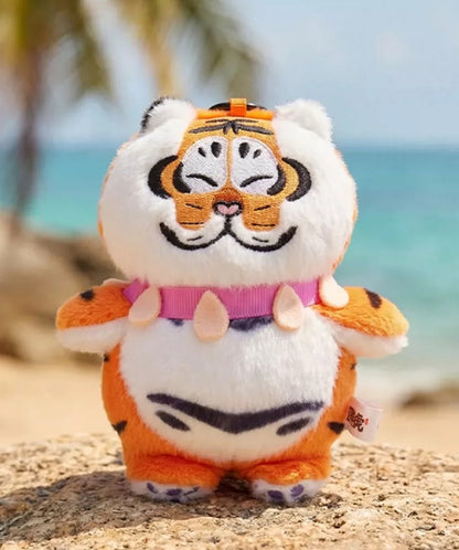 Funism Alexander the Fat Tiger Tropical Vacation Plush Pendant Series
