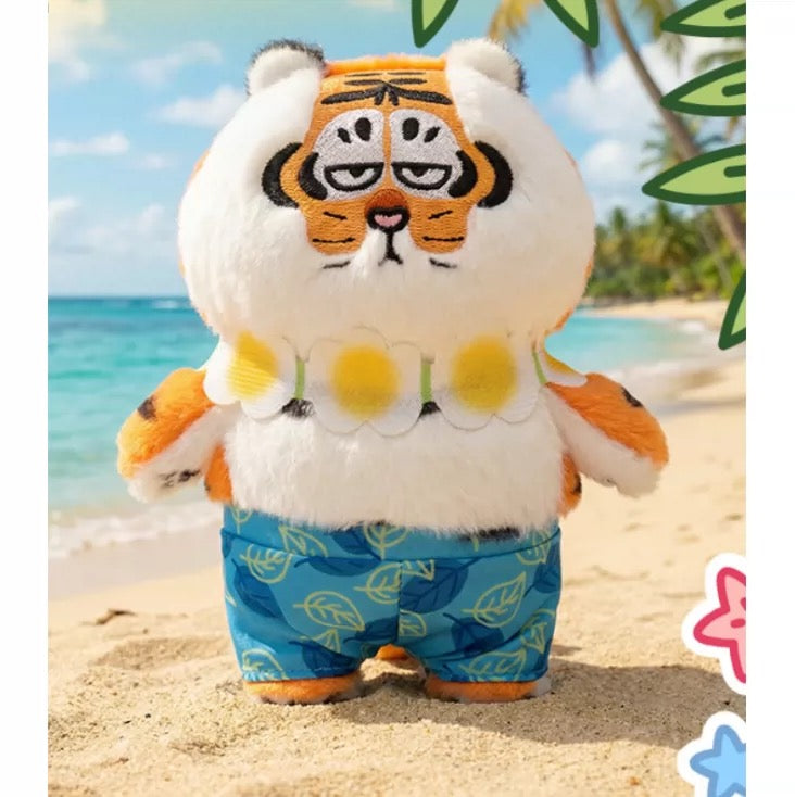 Funism Alexander the Fat Tiger Tropical Vacation Plush Pendant Series