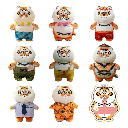 Funism Alexander the Fat Tiger Tropical Vacation Plush Pendant Series