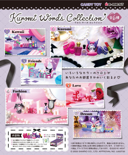 Re-Ment Kuromi Words Collection