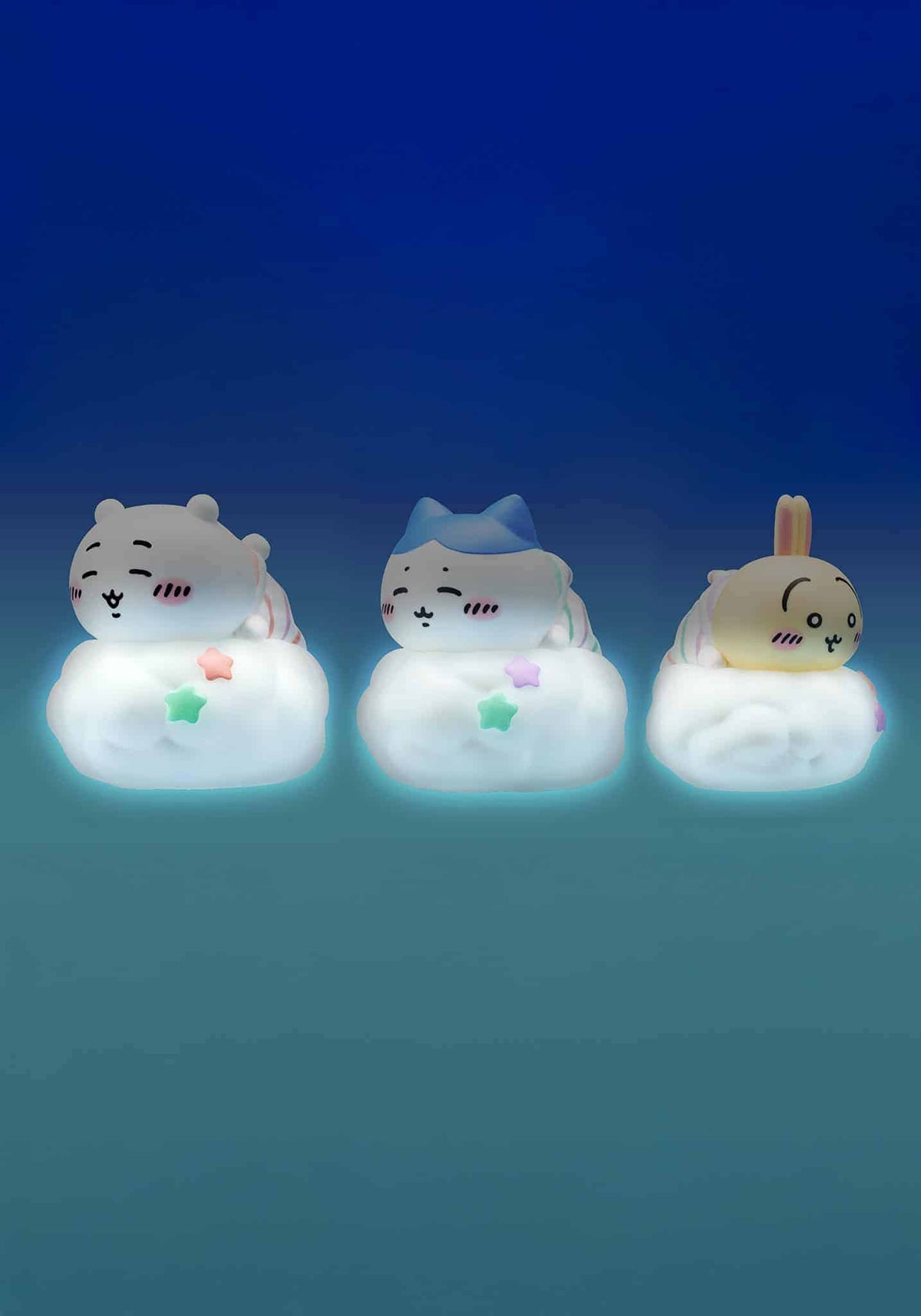 Glowing Trio