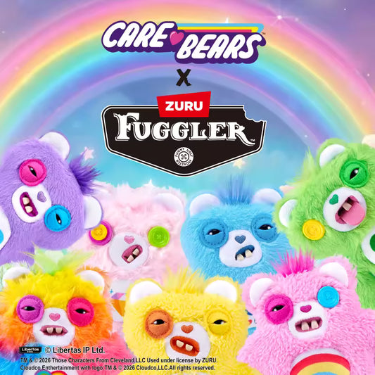 ZURU Fuggler Plush Bag Charms Care Bears Edition
