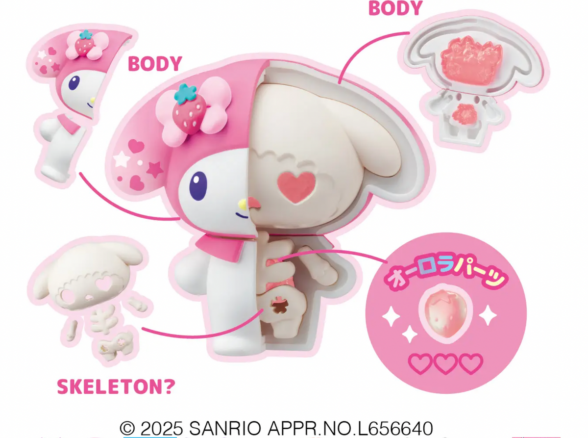 Kaitai Puzzle Fantasy Sanrio Characters My Melody Kuromi series blind box collection