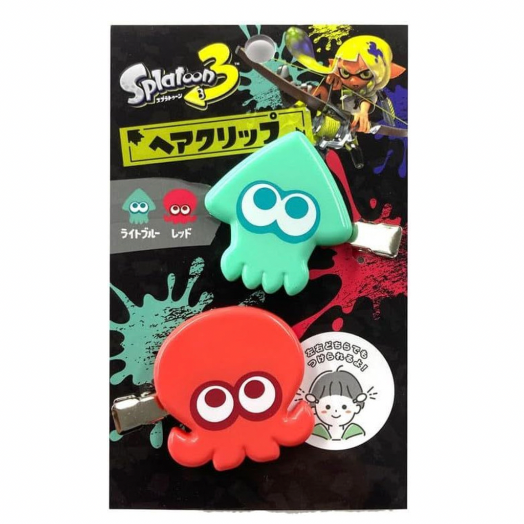 Splatoon 3 Hair Clips