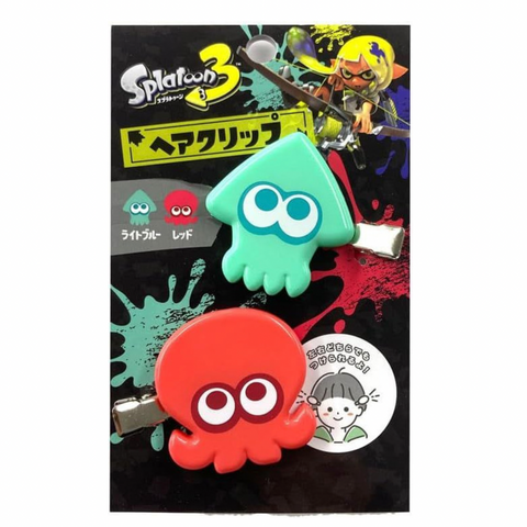 Splatoon 3 Hair Clips