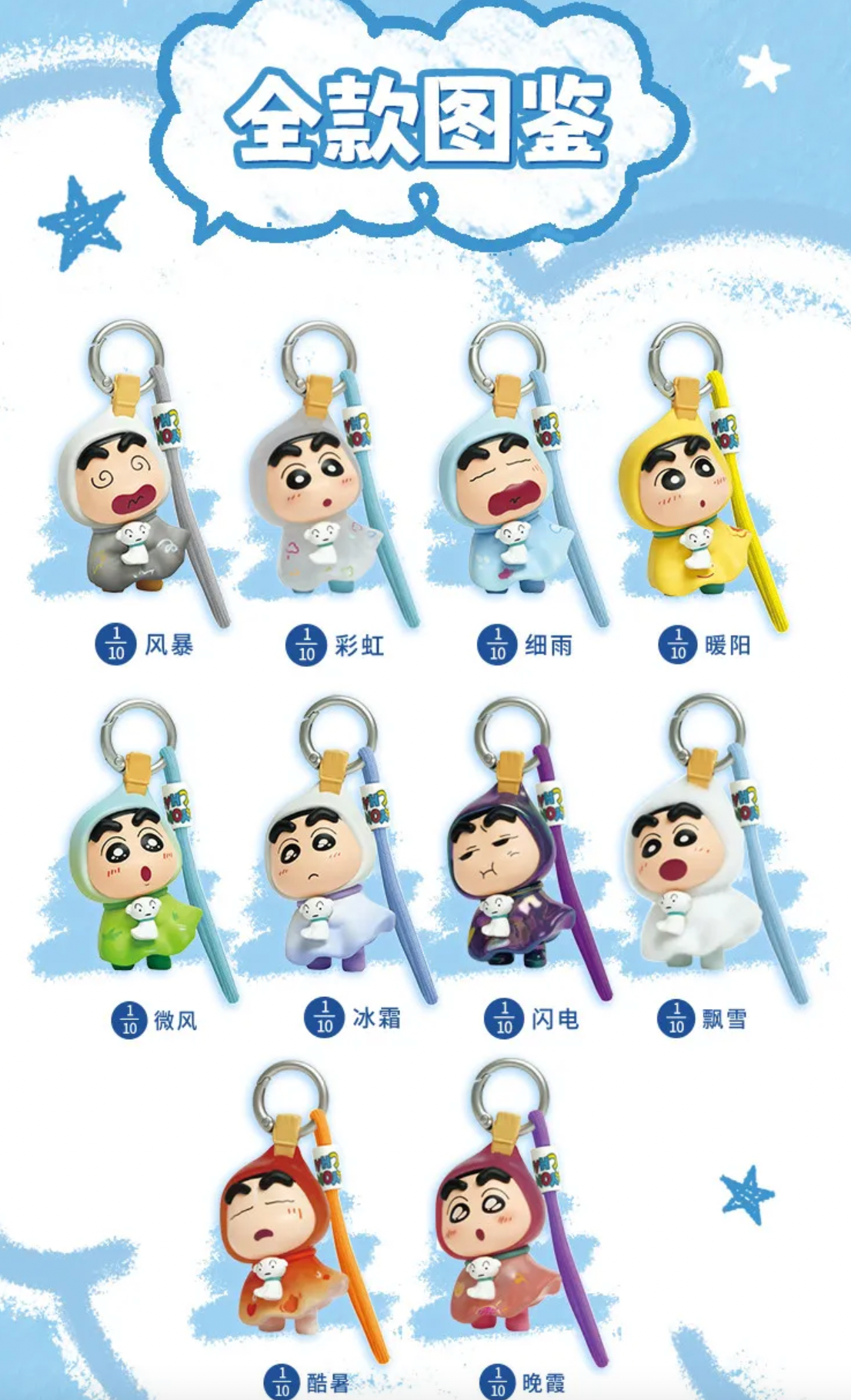 Crayon Shin-Chan Weather Pendant Series