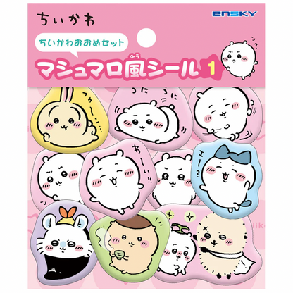 Ensky Chiikawa Marshmallow-style Stickers