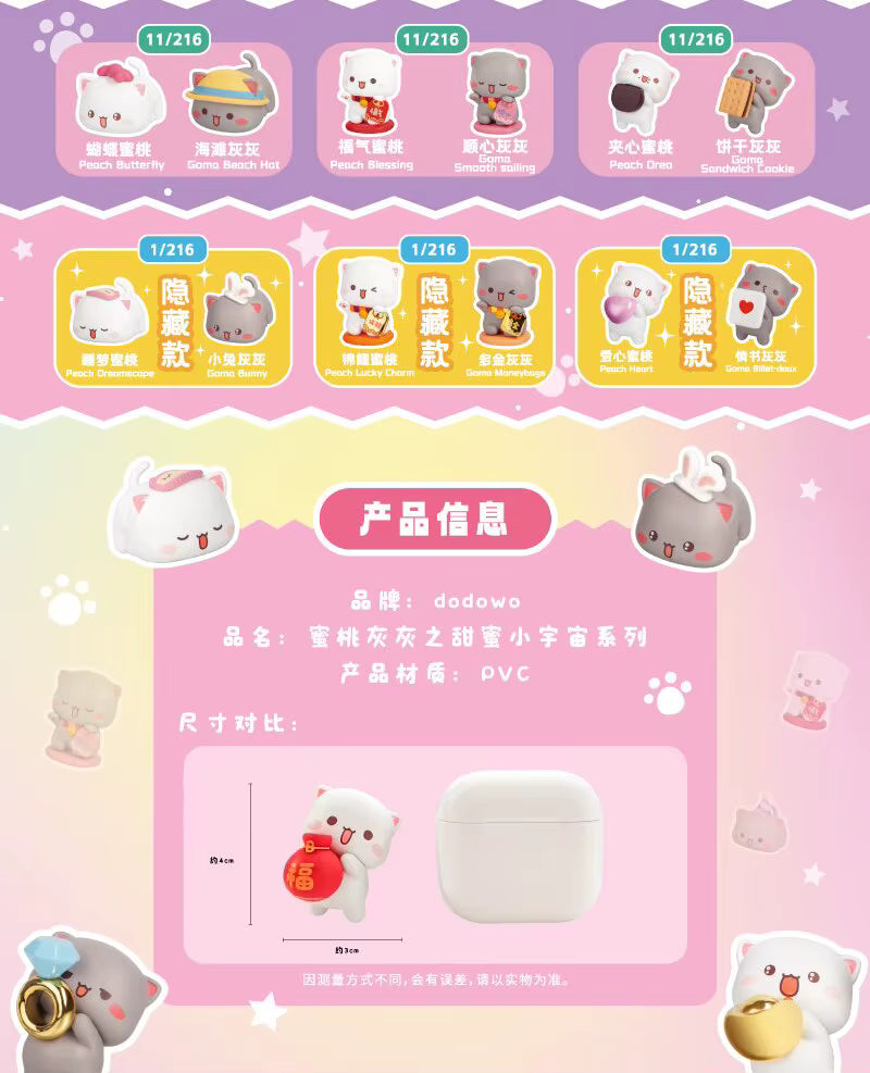 Dodowo Peach And Goma's Sweet Mini Universe Blind Bag