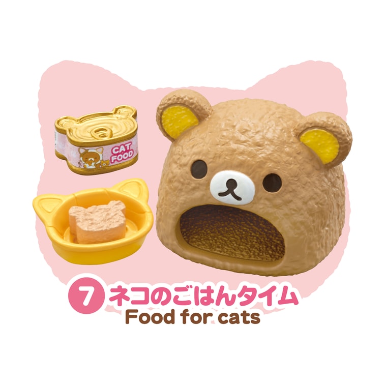 Re-ment Rilakkuma Relaxing Cat Cafe Blind Box Collection.