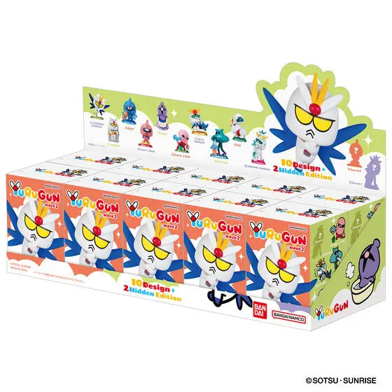 BANDAI NAMCO Mobile Suit Gundam Yurugun Blind Box Gundam Wave 2 Full Set