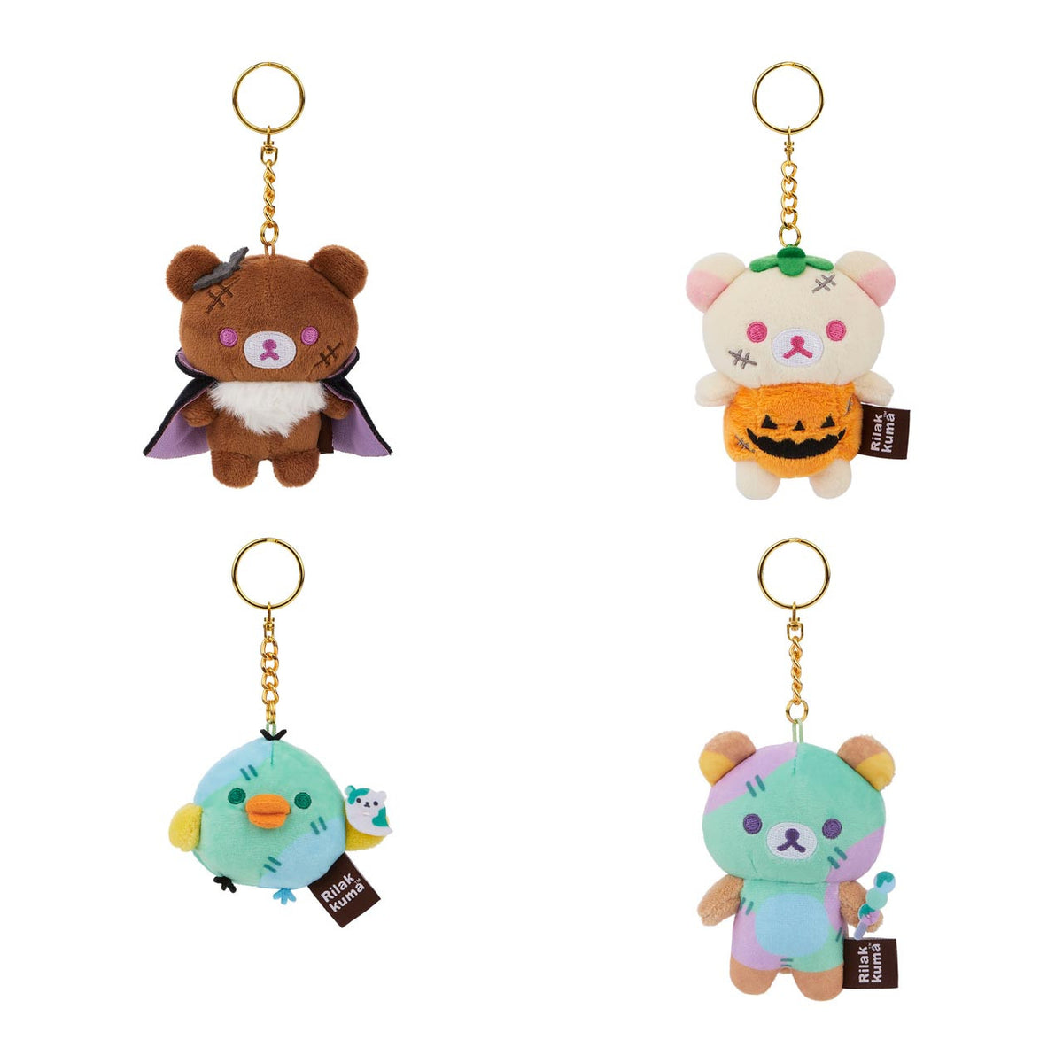 Rilakkuma Spooky Halloween Keychain