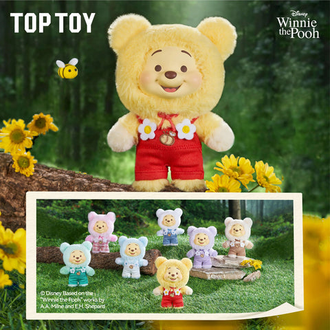 TOPTOY Disney Carefree Winnie the Pooh Candy Plush Series