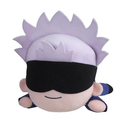 Sega Goods Jujutsu Kaisen Nesoberi Laying Down Plush- Satoru Gojo closed smile