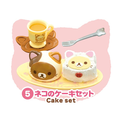 Re-ment Rilakkuma Relaxing Cat Cafe Blind Box Collection.