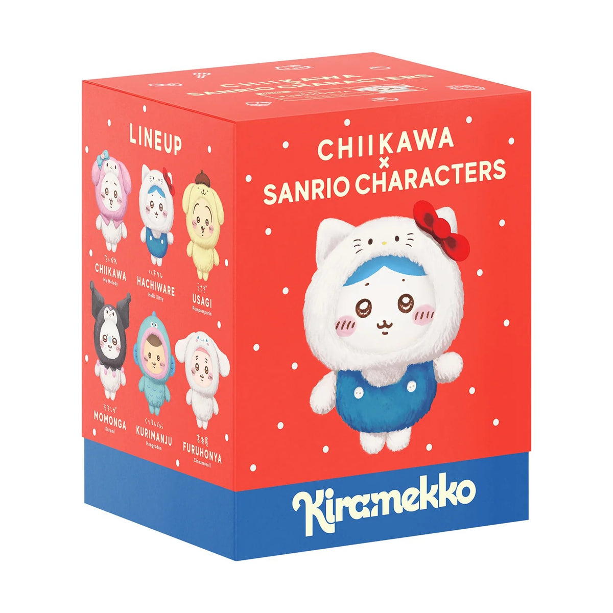 Chiikawa x Sanrio Characters Kiramekko Plush