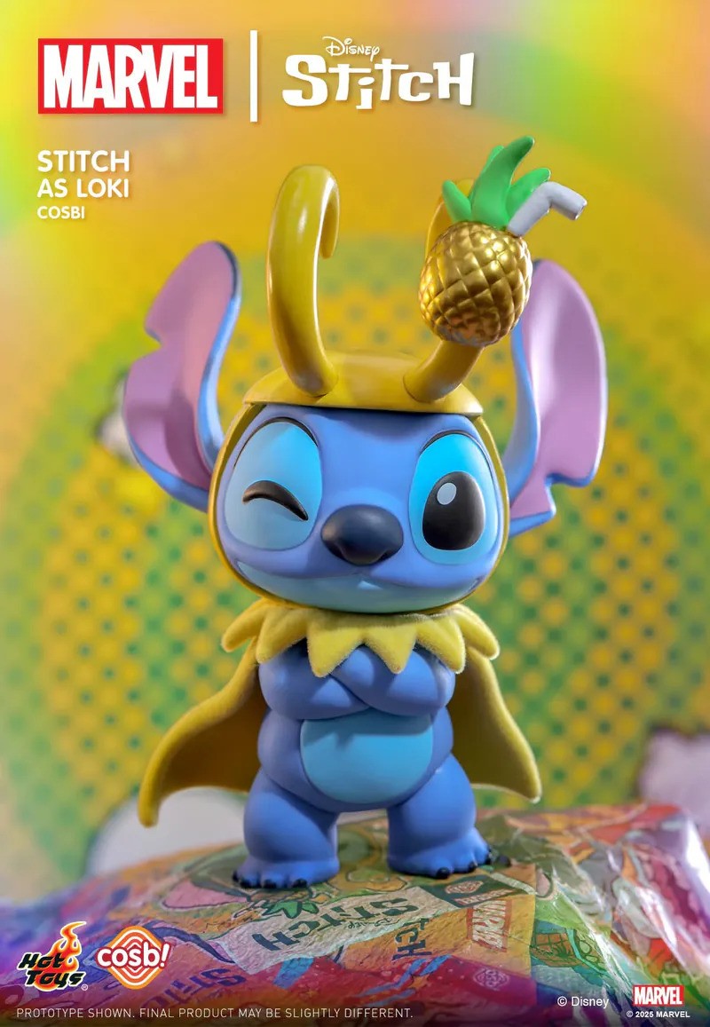 Hot Toys Marvel Disney Stitch Cosbi Collection Blind Box Figure