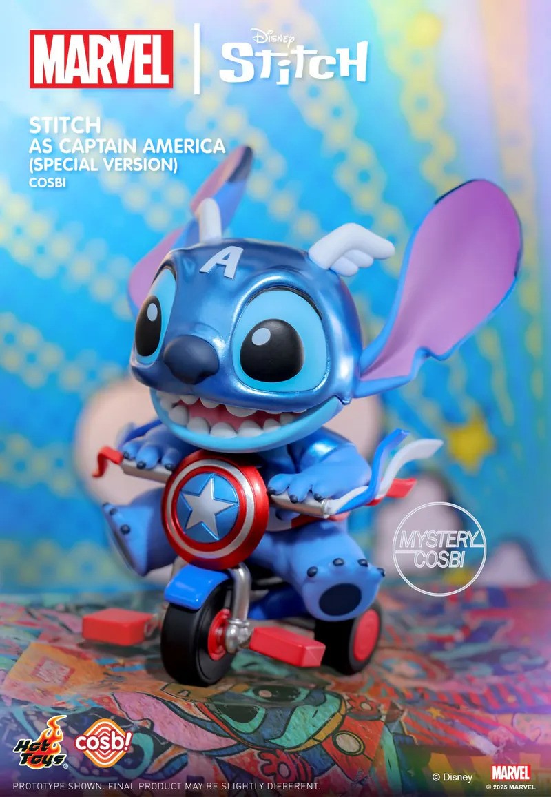 Hot Toys Marvel Disney Stitch Cosbi Collection Blind Box Figure