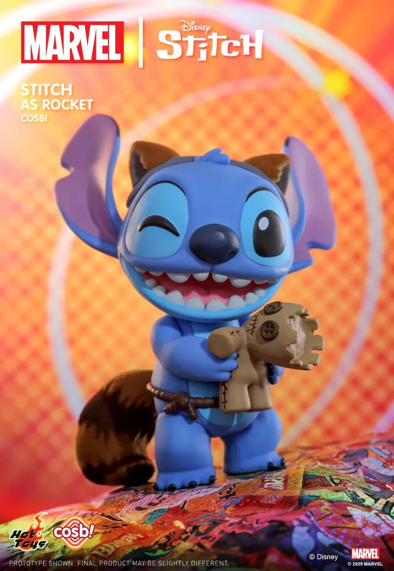 Hot Toys Marvel Disney Stitch Cosbi Collection Blind Box Figure