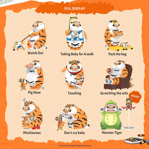 Funism Alexander the Fat Tiger Roaring Love Series Blind Box Collection ...
