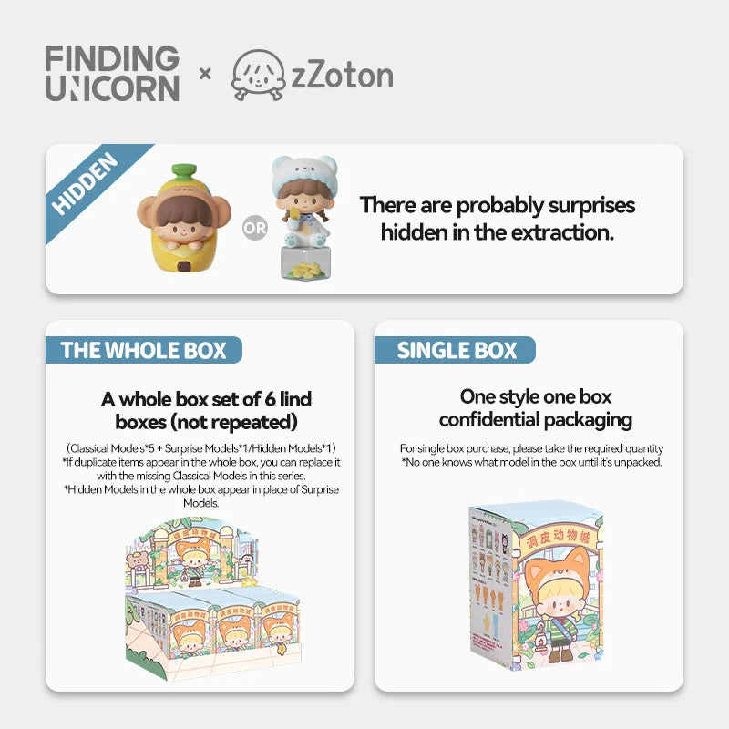 Finding Unicorn zZoton Naughty Animal City Series – NEKO STOP