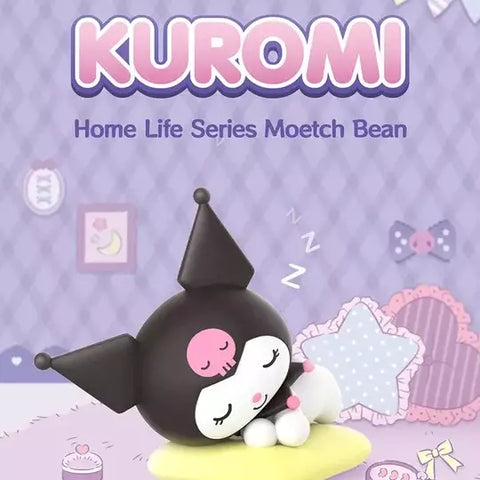 Moetch Bean Sanrio Kuromi Home Life Series Blind Bag Mini Figure Moetch Bean Sanrio Kuromi Home Life Series Blind Bag Mini Figure